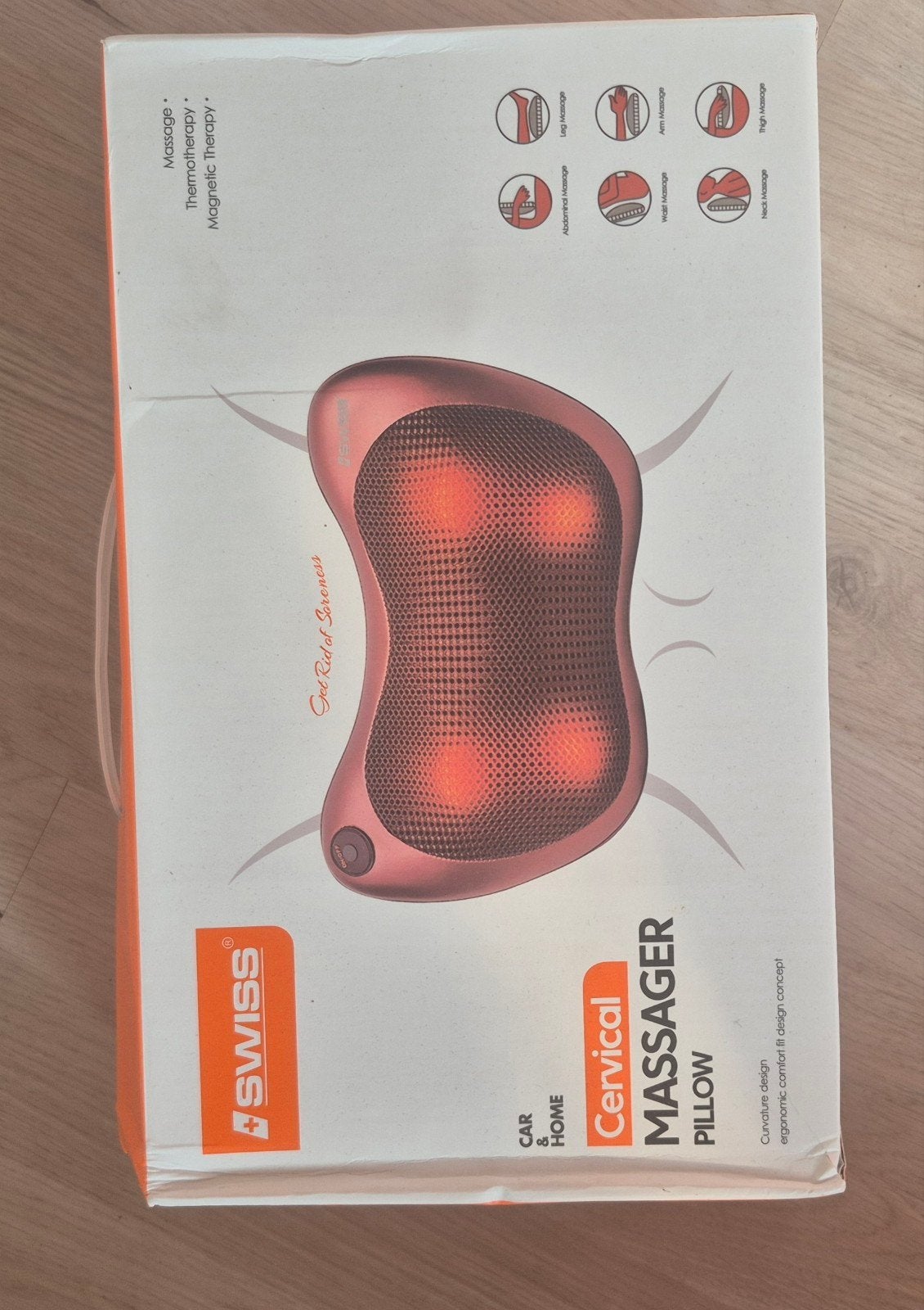 Nieuwe Swiss Cervical Massager Pillow - Ongebruikt, Ophalen of Verzenden, Nieuw, Massagestoel of Kussen