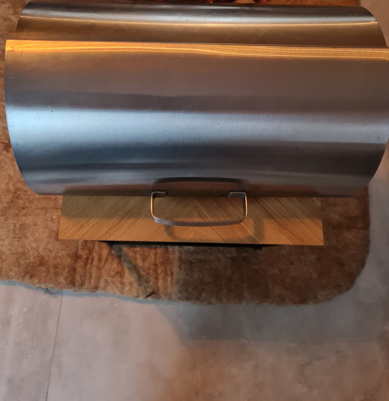 IKEA RVS Broodtrommel, Gebruikt, IKEA, Zilver, Ophalen of Verzenden