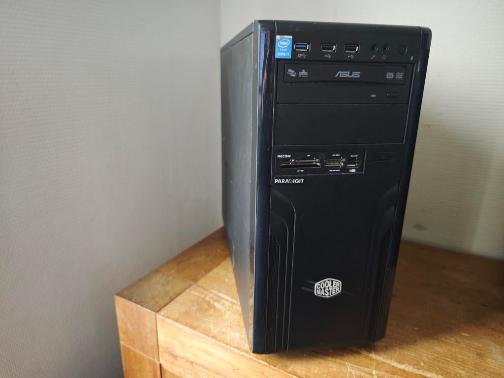 Game PC I7 4790 GTX 1060 16GB Ram 250GB SSD + 2TB HDD W11, Computers en Software, Desktop Pc's, Virtual Reality, Ophalen of Verzenden
