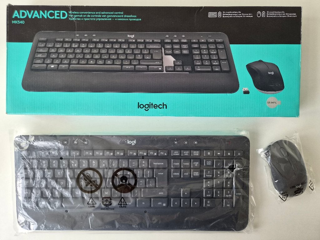 Logitech Advanced MK54 toetsenbord en muis combinatie Nieuw, Nieuw, Ophalen of Verzenden, Qwerty, Logi Logitech
