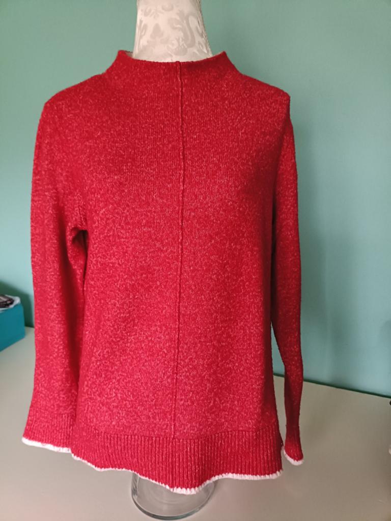 RODE TRUI, Kleding | Dames, Truien en Vesten, Maat 42/44 (L), Ophalen of Verzenden, Zo goed als nieuw, C&A