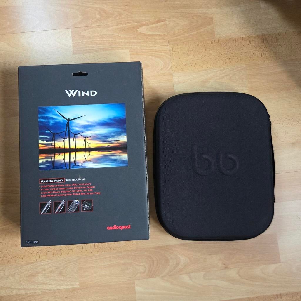 Audioquest Wind rca 1 mtr, Ophalen of Verzenden, Zo goed als nieuw, Minder dan 2 meter, Interlink-kabel