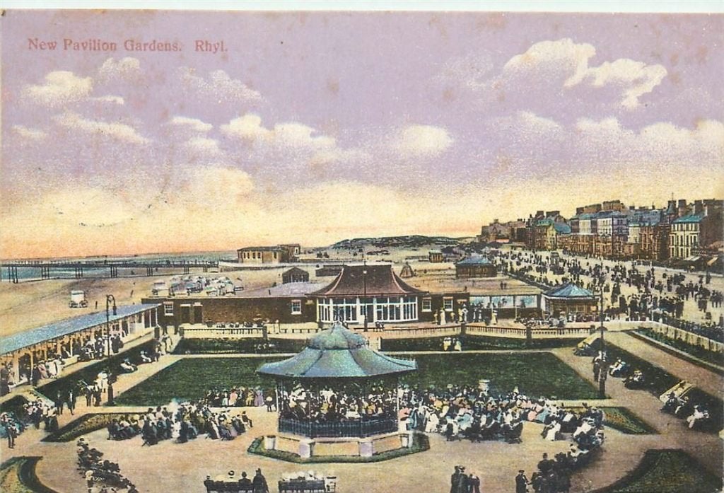 701-459-019 Rhyl New Pavilion Gardens, Verzenden, Voor 1920, Engeland