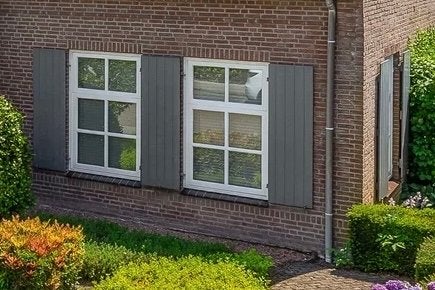 Authentieke houten raamluiken - 5 sets van 2!, Doe-het-zelf en Verbouw, Deuren en Horren, Ophalen, Gebruikt, Minder dan 80 cm
