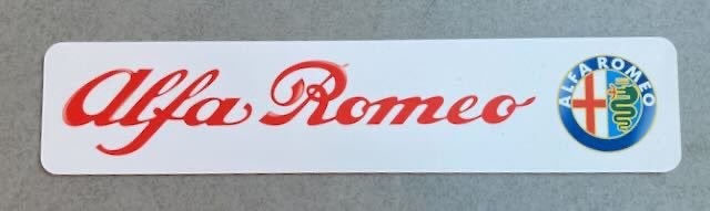 ALFA ROMEO showroom  kentekenlaat - reclamebord kunststo, Verzamelen, Ophalen of Verzenden, Zo goed als nieuw, Auto's