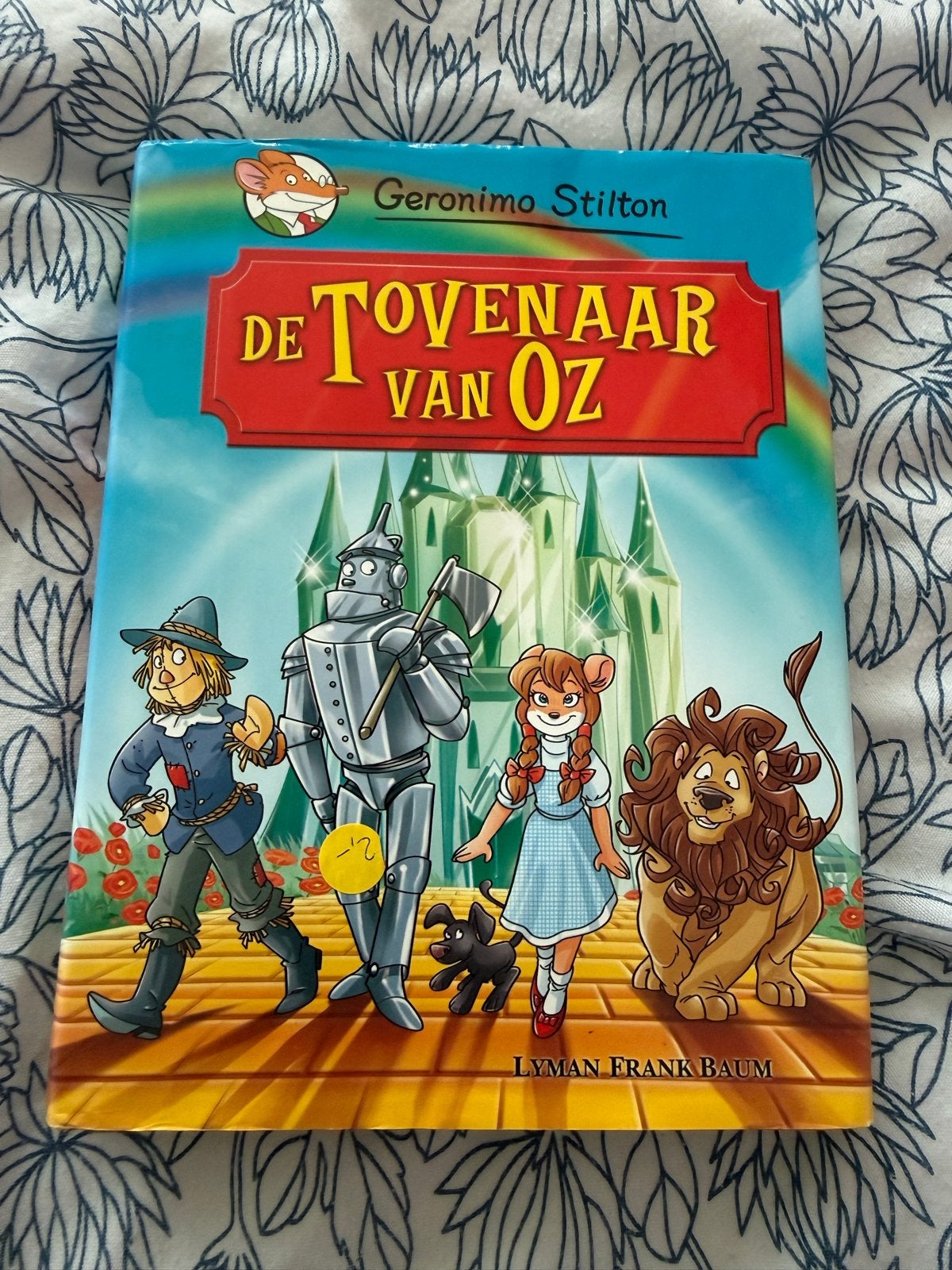 Geronimo Stilton - De Tovenaar van Oz, Ophalen of Verzenden, Gelezen, Fictie algemeen
