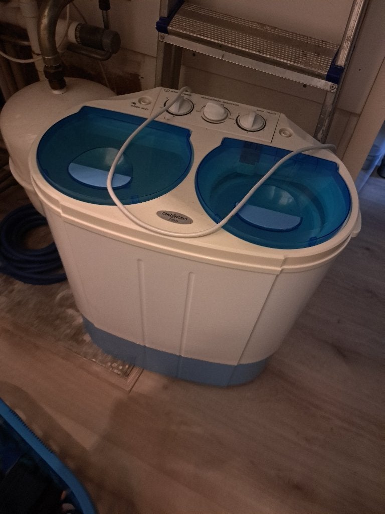 Camping wasmachine, Caravans en Kamperen, Ophalen, Zo goed als nieuw