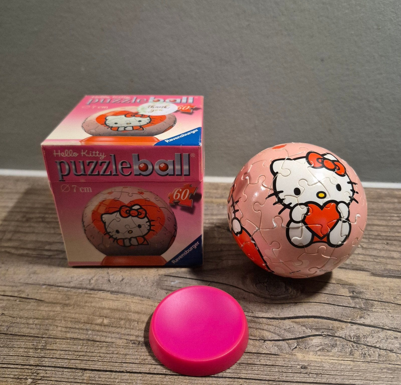 Hello kitty puzzel bal, Ophalen of Verzenden, Meer dan 50 stukjes, 6 jaar of ouder