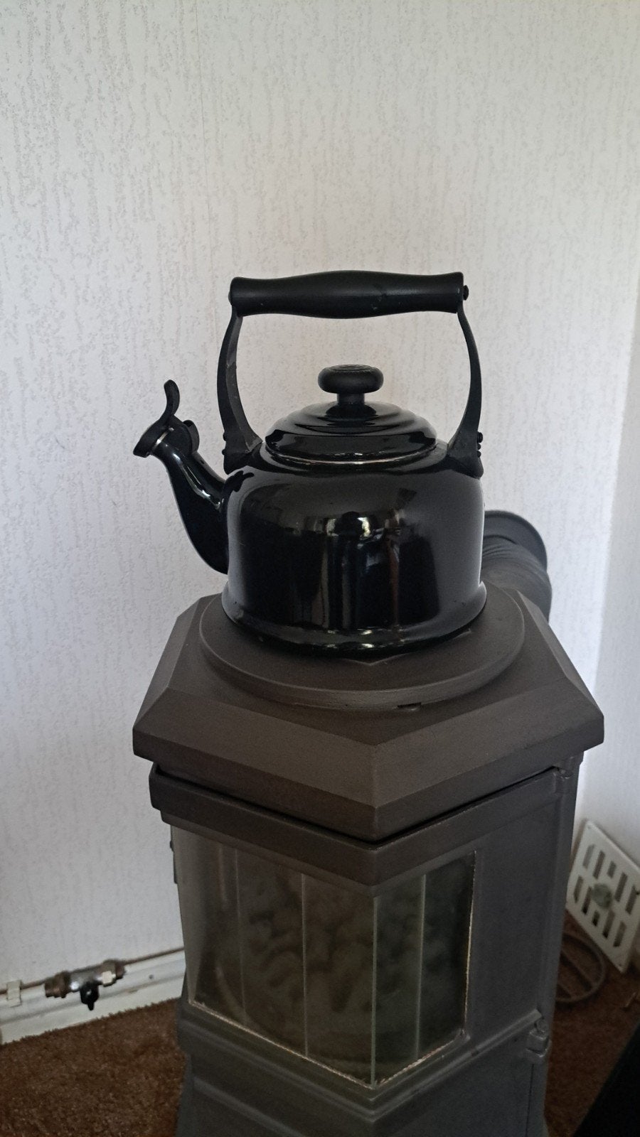Le Creuset fluitketel zwart - Gebruikt, Gebruikt, Zwart, Le Creuset, Ophalen