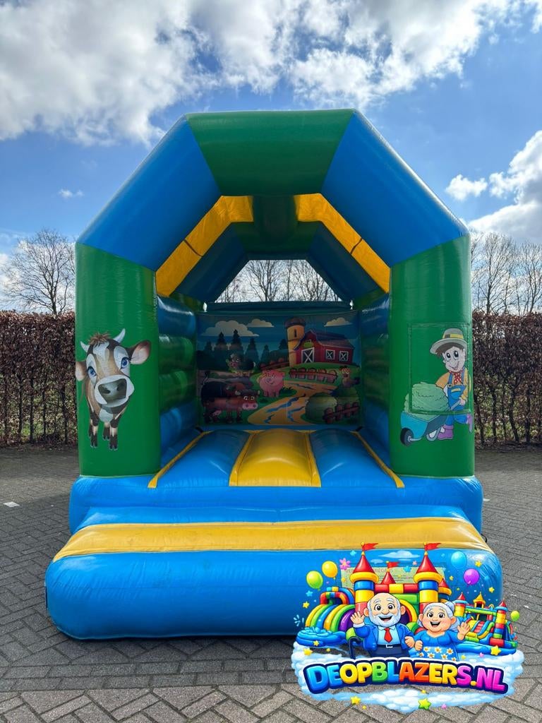 Springkussen/springkasteel te huur, Ophalen of Verzenden, Zo goed als nieuw, Overige