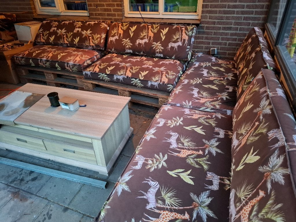 Pallet kussens, Tuin en Terras, Ophalen, Gebruikt