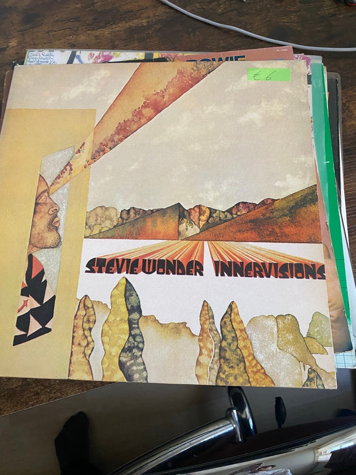 Stevie Wonder - Innervisions (LP Vinyl), Cd's en Dvd's, Ophalen of Verzenden, 1970 - 1979, Gebruikt, 12 inch