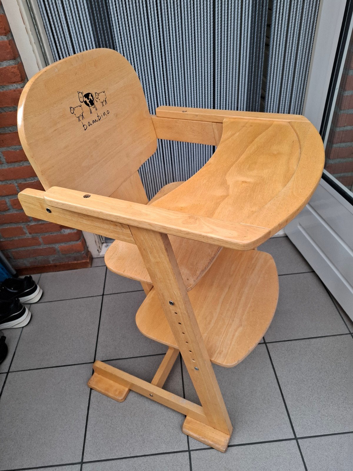Bambino meegroeistoel met veiligheidsgordel, Kinderen en Baby's, Ophalen, Gebruikt, Meegroeistoel, Gordel(s)
