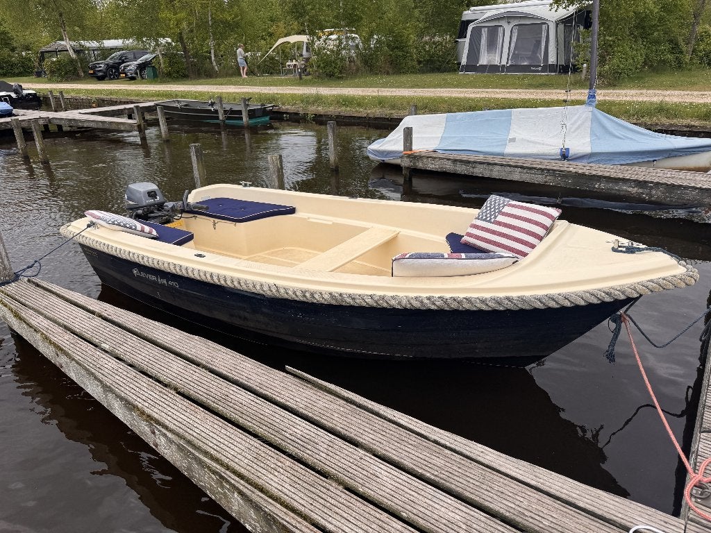 Clever Boy 410 Sloep met Yamaha 8 pk Buitenboordmotor, Ophalen, 8 pk, Afdekzeil, Clever
