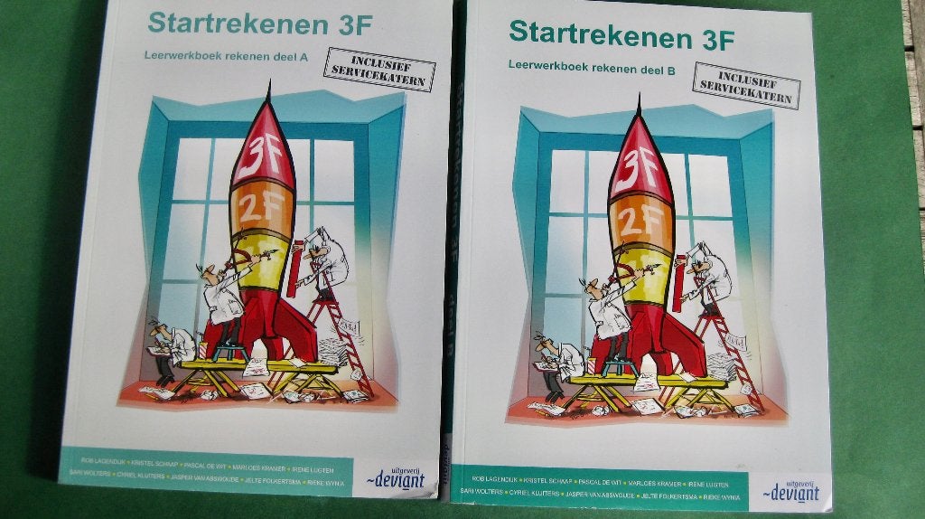 Startrekenen - 3F - Leerwerkboek - Deel A en B, Ophalen of Verzenden, Nieuw, Overige niveaus, Wiskunde A