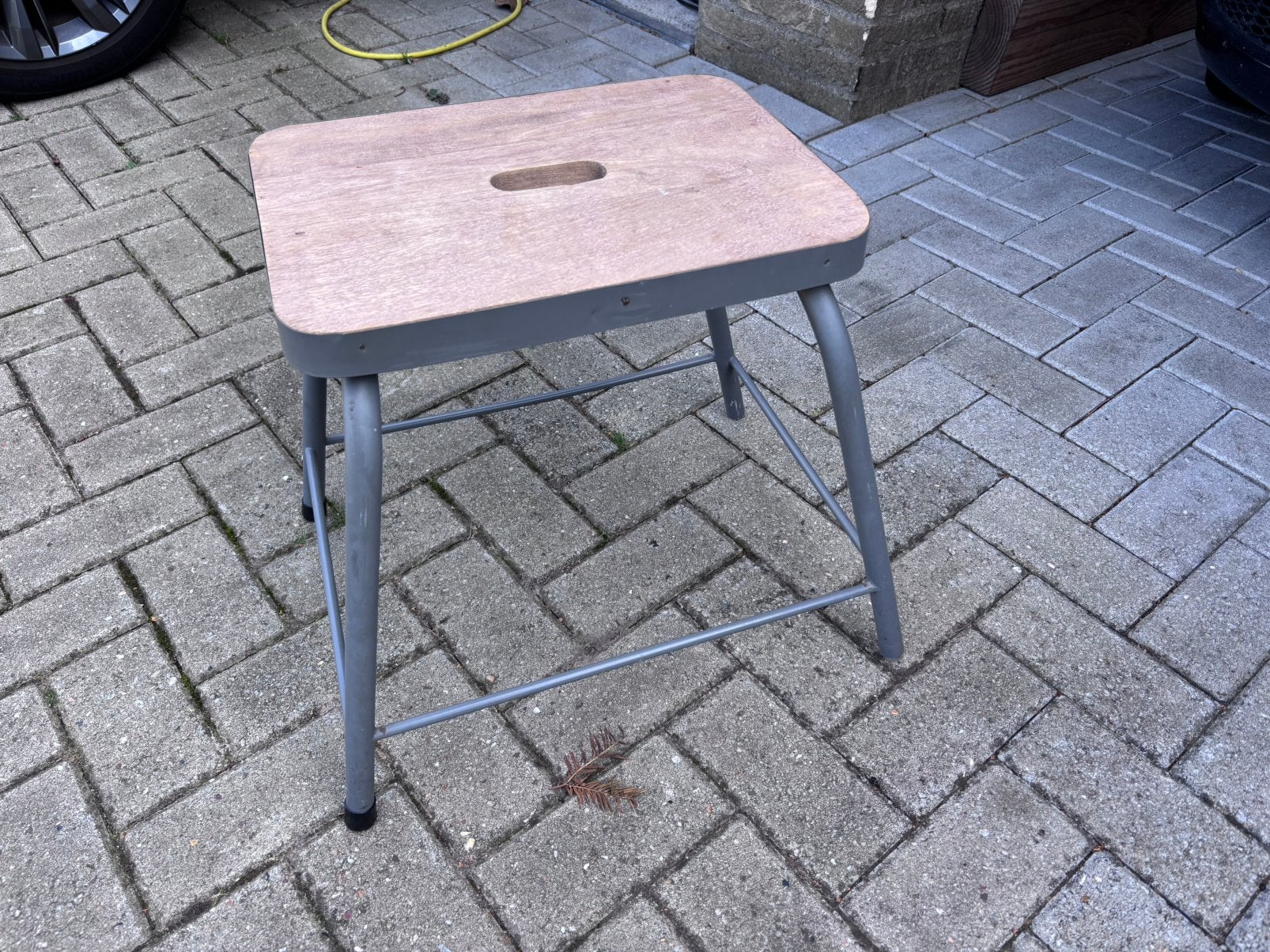 Stoere kruk, Huis en Inrichting, Ophalen, Gebruikt, Overige materialen