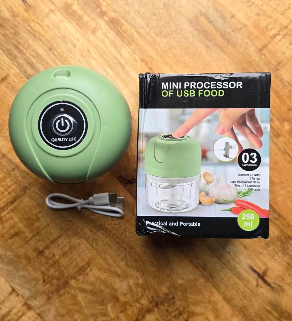 Elektrische Knoflookpers & Groentesnijder USB, Vermilionbird.eu@gmail@outlook.com, Onbekend, Nieuw, Ophalen of Verzenden