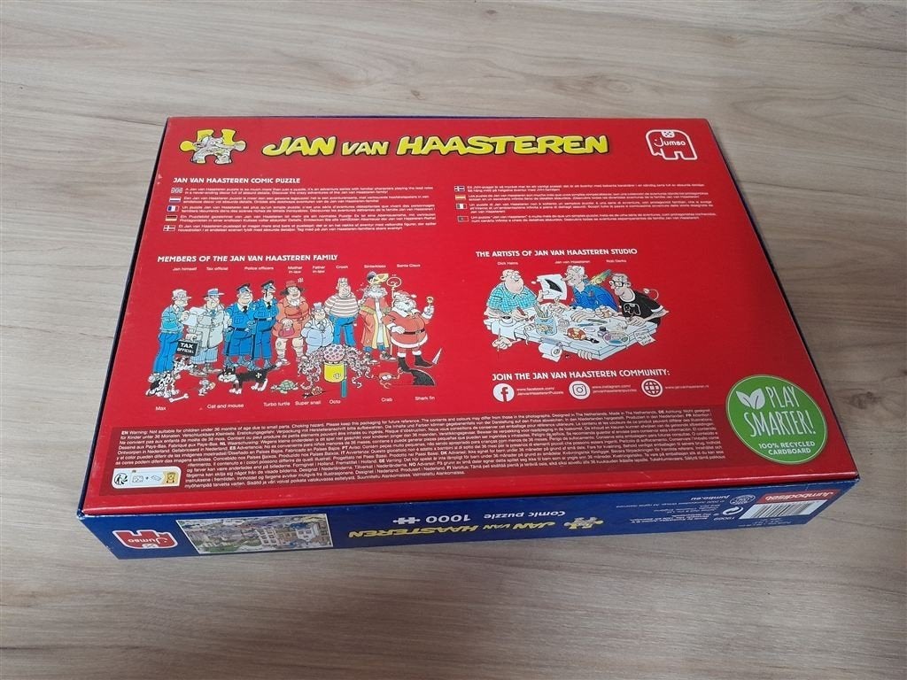 Jan van Haasteren - vrijdag de 13e - 1000stuk - s3042, Verzenden, 500 t/m 1500 stukjes, Zo goed als nieuw