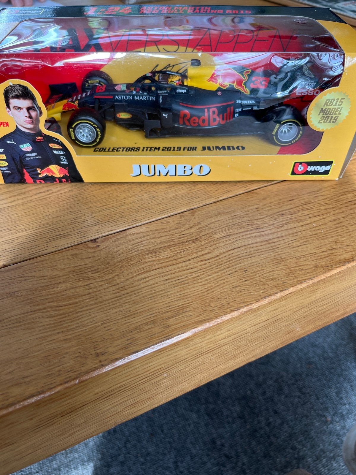 Max Verstappen Red Bull RB15 Model 2019 - Bburago Jumbo, Ophalen, Nieuw, Auto, Overige merken