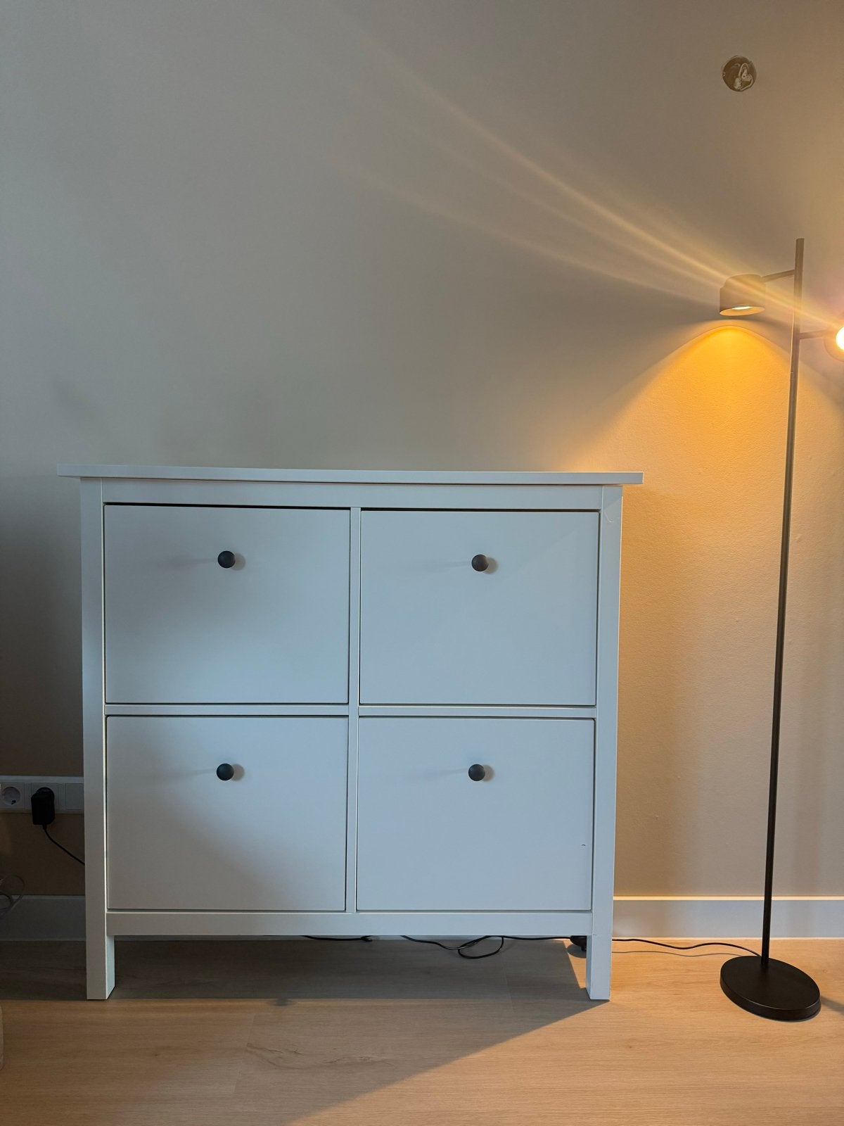 IKEA HEMNES Schoenenkast wit, 4 vakken, Huis en Inrichting, Kasten | Schoenenkasten, Ophalen, Gebruikt