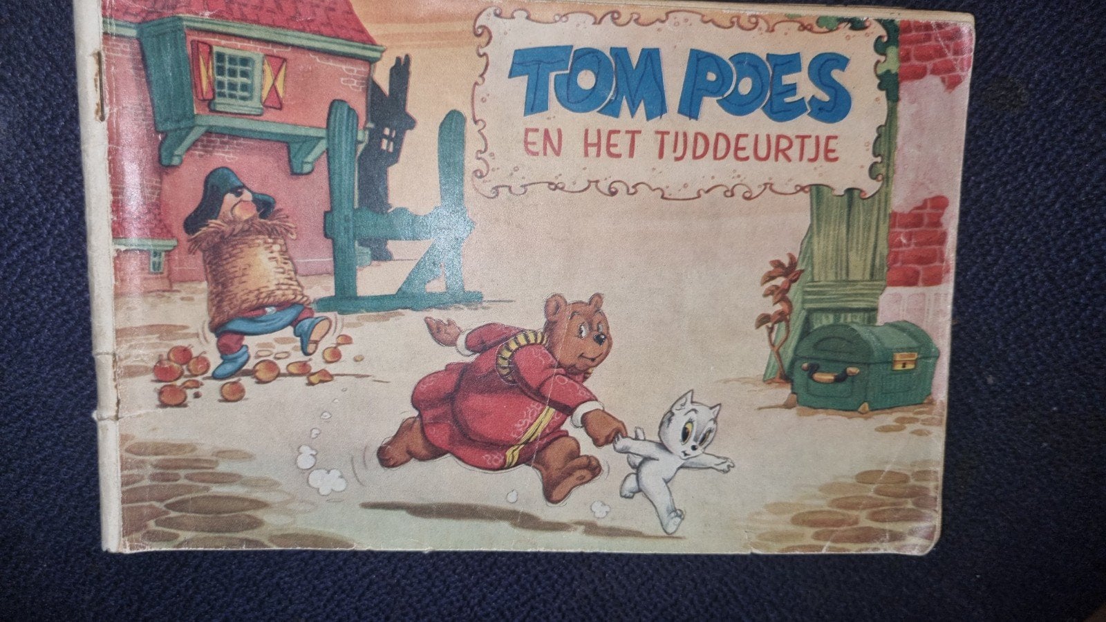 Tom Poes en het Tijddeurtje - Vintage stripboek, Ophalen of Verzenden, Gelezen, Marten Toonder