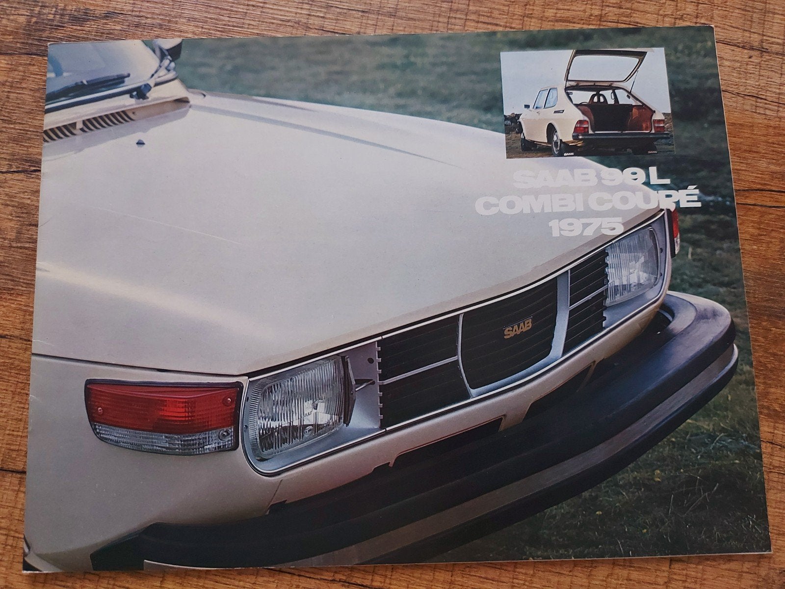 1975 Saab 99 L combi coupé folder NL, Ophalen of Verzenden, Zo goed als nieuw, Overige merken