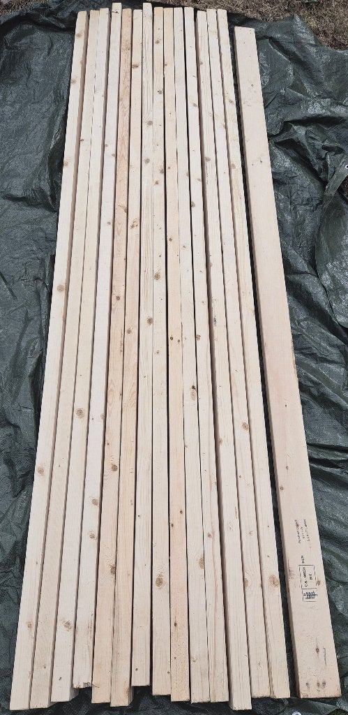 Hout, Ophalen, Grenen, Nieuw, 200 tot 250 cm