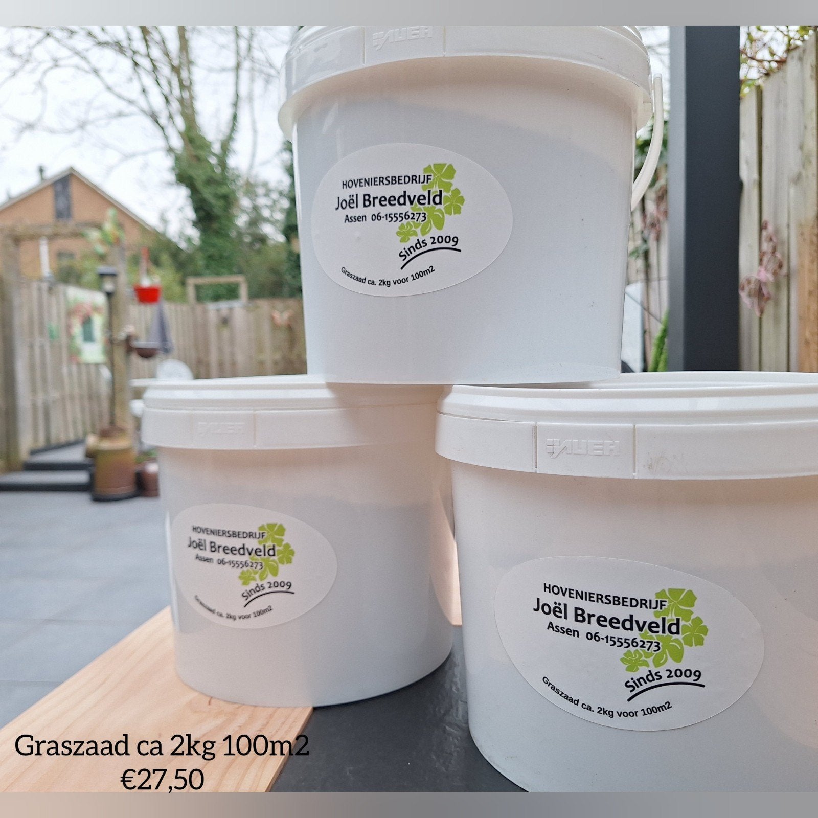 Graszaad 2kg voor 100m² - Hoveniersbedrijf Joël Breedveld, Ophalen, Nieuw