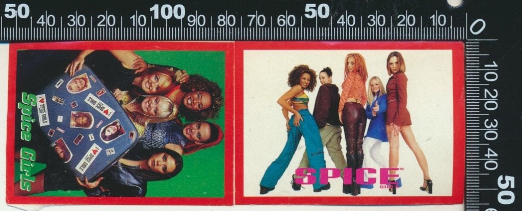 Sticker: Spice Girls (2), Ophalen of Verzenden, Zo goed als nieuw, Bedrijf of Vereniging