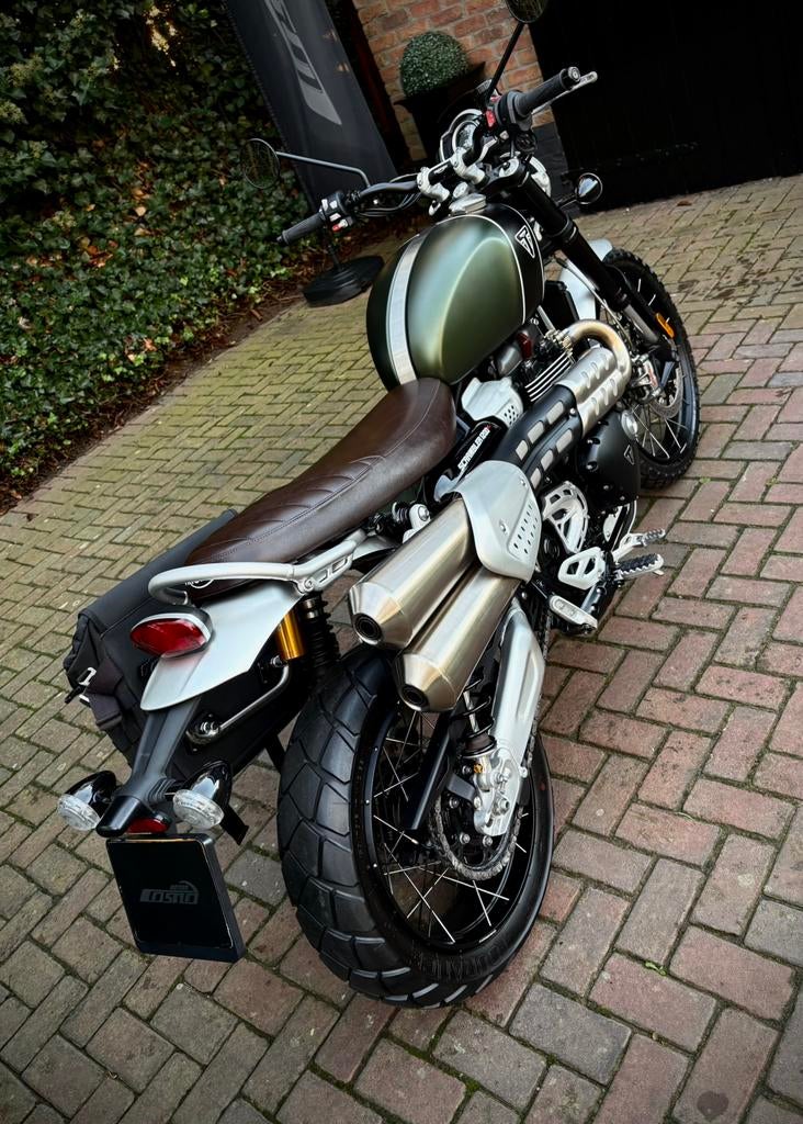 Nieuwstaat Triumph SCRAMBLER 1200 XC 1200XC 2021 6800km!, Motoren, 2 cilinders, Occasion, Motorrijbewijs A, Bedrijf