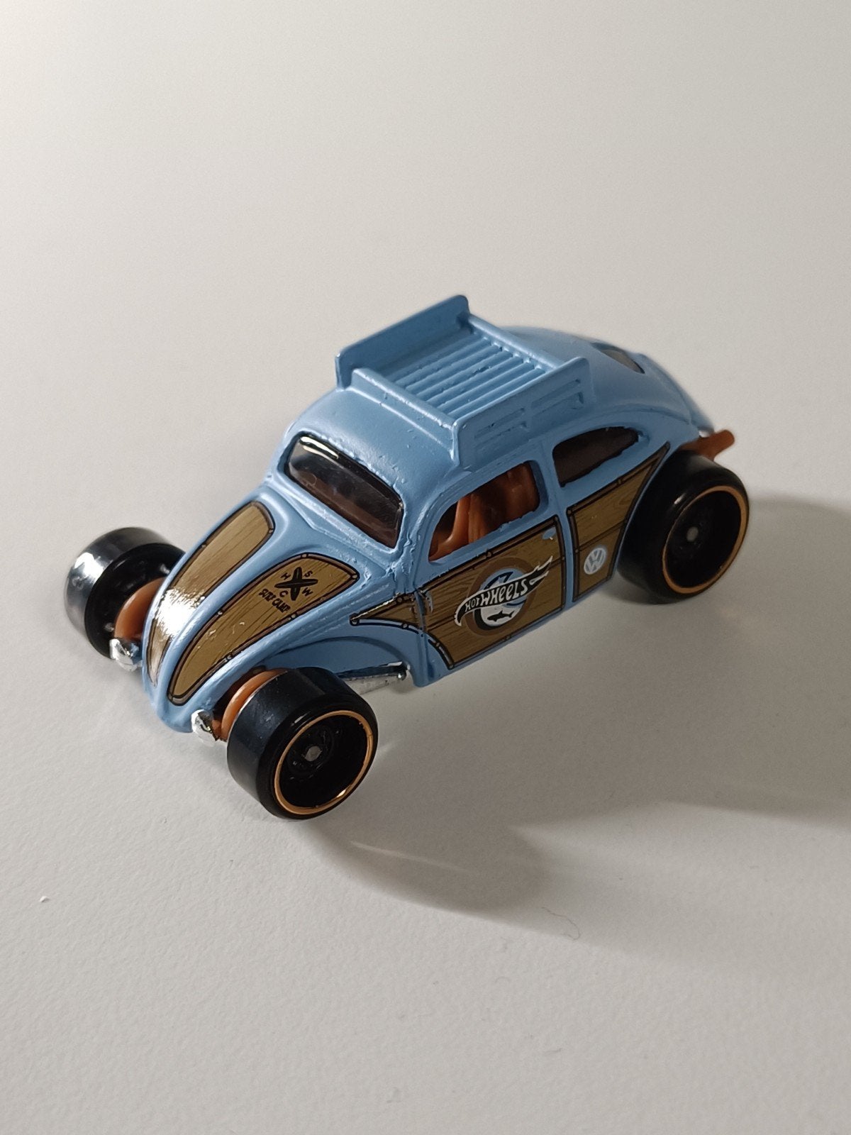 Hot Wheels Volkswagen Kever Custom - Lichtblauw, Ophalen of Verzenden