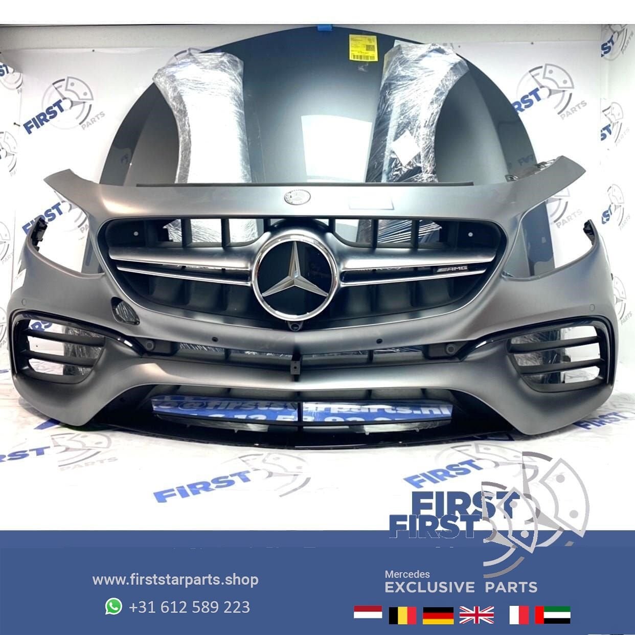 2020 W213 E63 AMG Voorkop delen Mercedes E Klasse 63 2016-20, Auto-onderdelen, Gebruikt, -, Voor, Ophalen of Verzenden