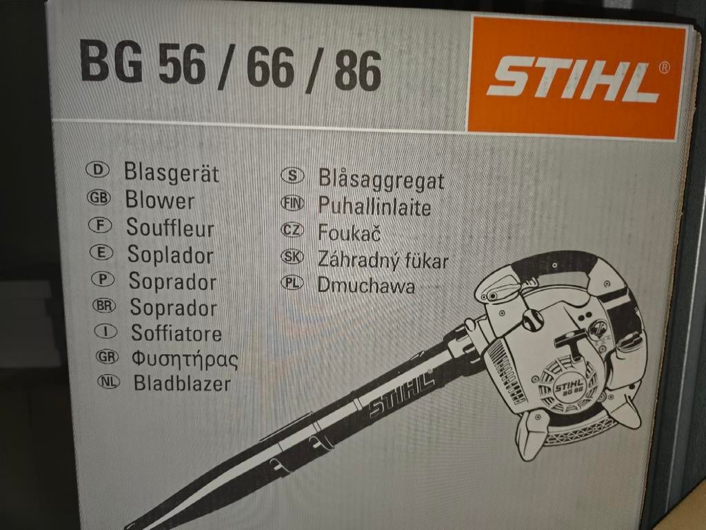Stihl BG 56/66/86 Bladblazer - Nieuw in doos, Tuin en Terras, Bladblazers, Handgedragen, Nieuw, Ophalen of Verzenden, Stihl
