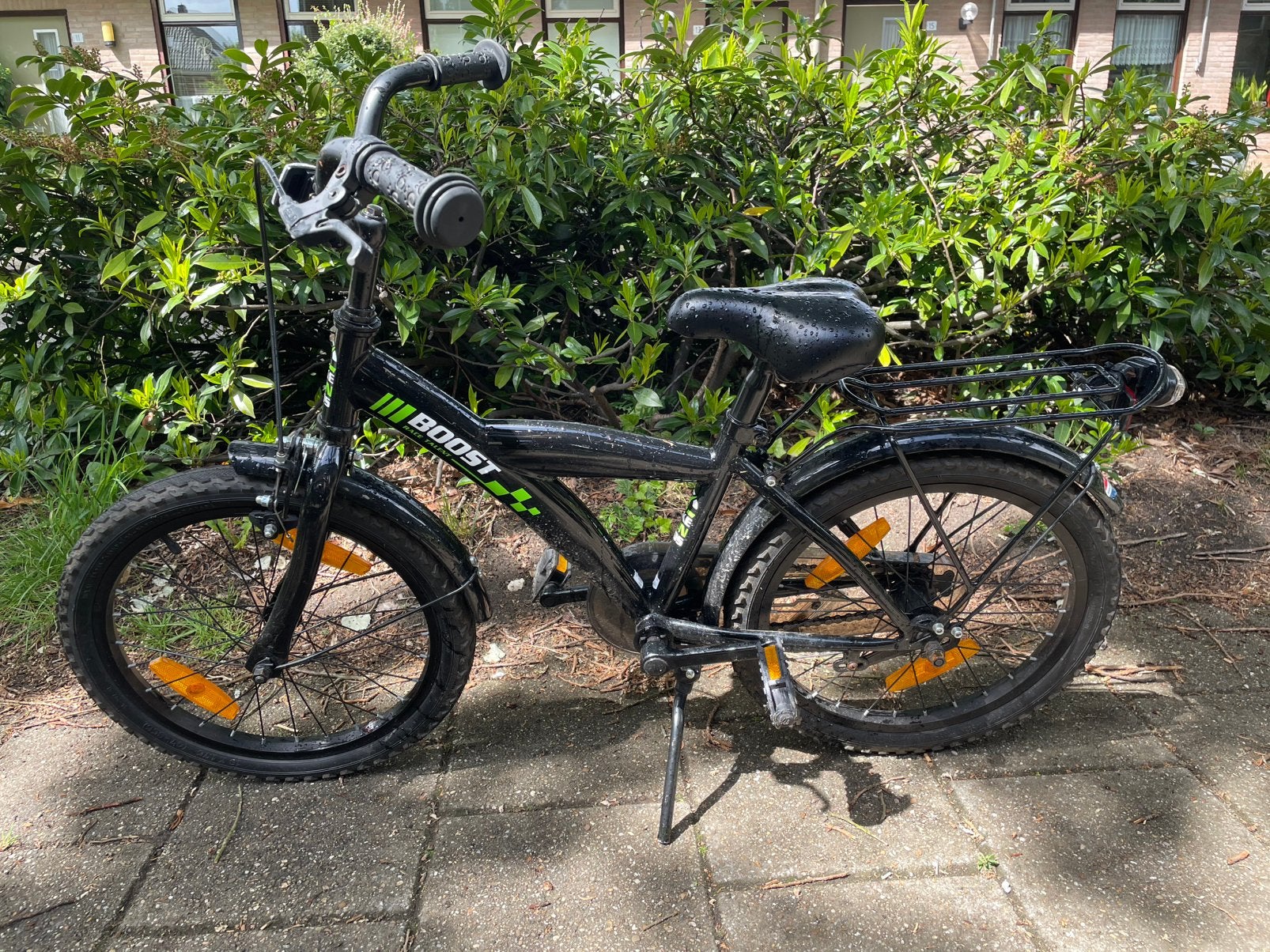 Kinderfiets 18 inch, Fietsen en Brommers, Fietsen | Jongens, Ophalen, Zo goed als nieuw, 18 inch, Handrem