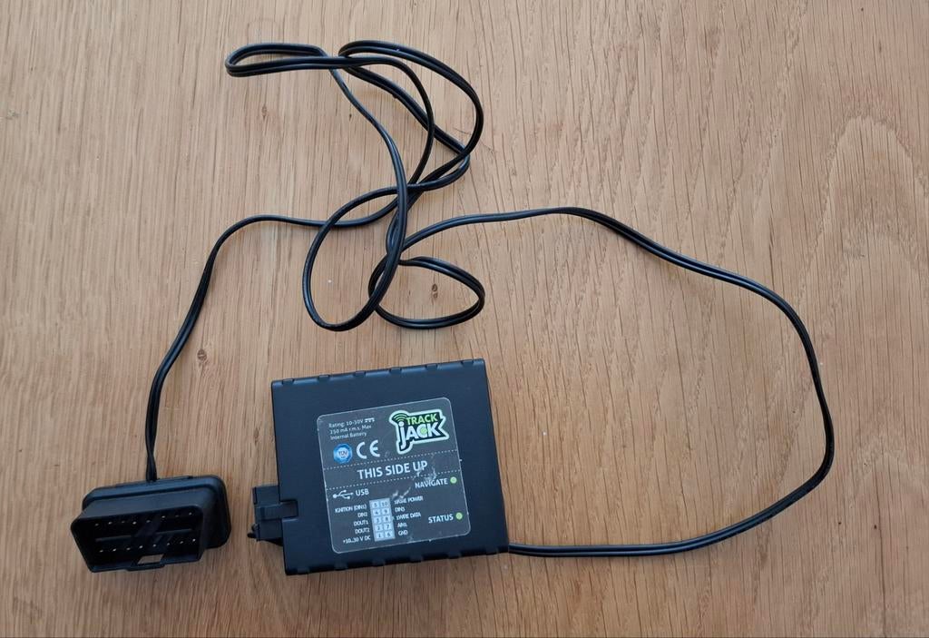 TrackJack Ritregistratie voor Voertuigen (OBD-II), Ophalen of Verzenden, Gebruikt
