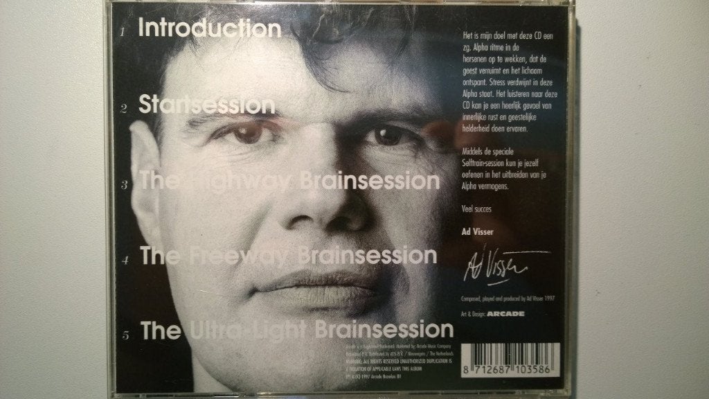 Ad Visser - Brainsessions 2, Cd's en Dvd's, Cd's | Meditatie en Spiritualiteit, Ophalen of Verzenden, Zo goed als nieuw, Overige typen