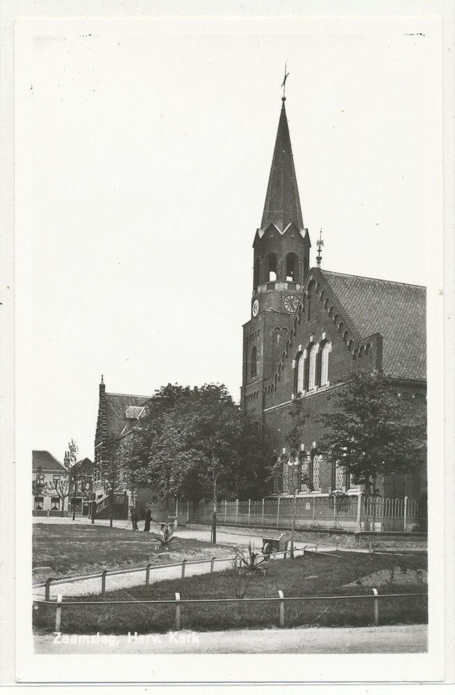Zaamslag - Herv. Kerk  1970, Ophalen of Verzenden, 1960 tot 1980, Ongelopen, Zeeland