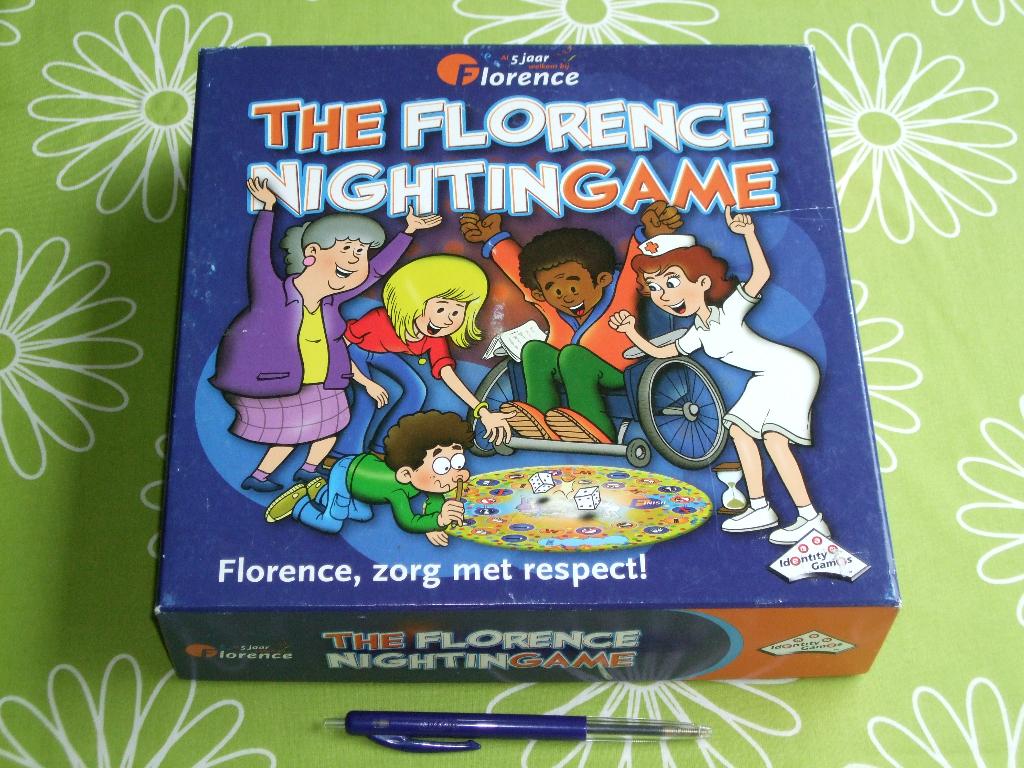The Florence Nightingame - partyspel en slangen en ladders, Vijf spelers of meer, Ophalen of Verzenden, Gebruikt