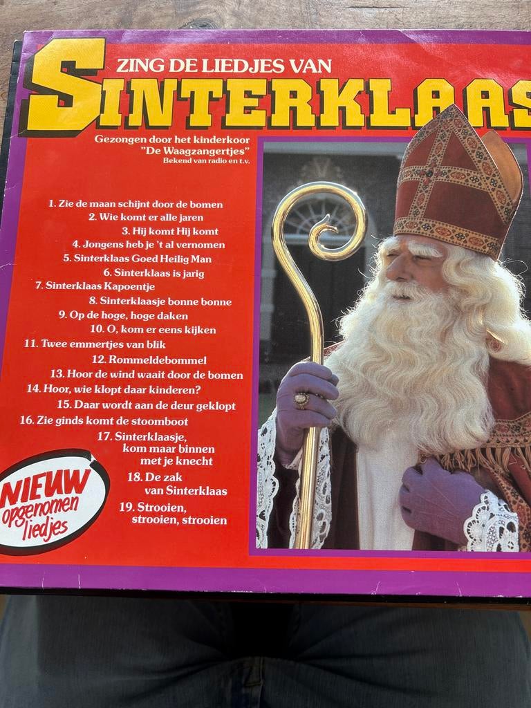 Zing de Liedjes van Sinterklaas LP - Kinderkoor, Ophalen of Verzenden, Gebruikt