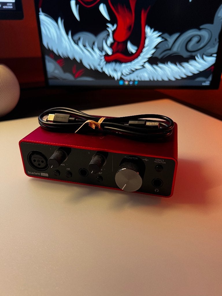 Focusrite Scarlett Solo 2nd Gen USB, Ophalen, Zo goed als nieuw