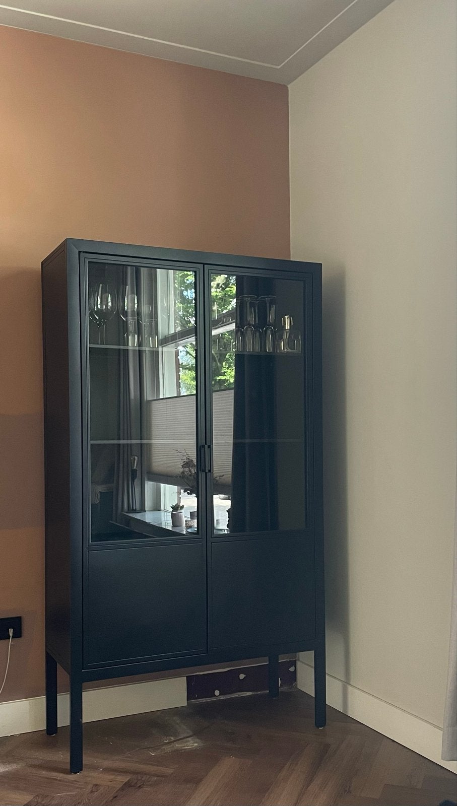Moderne Buffetkast Zwart - 100x180x45 cm, Huis en Inrichting, Kasten | Buffetkasten, Zo goed als nieuw, 150 tot 200 cm, 100 tot 150 cm