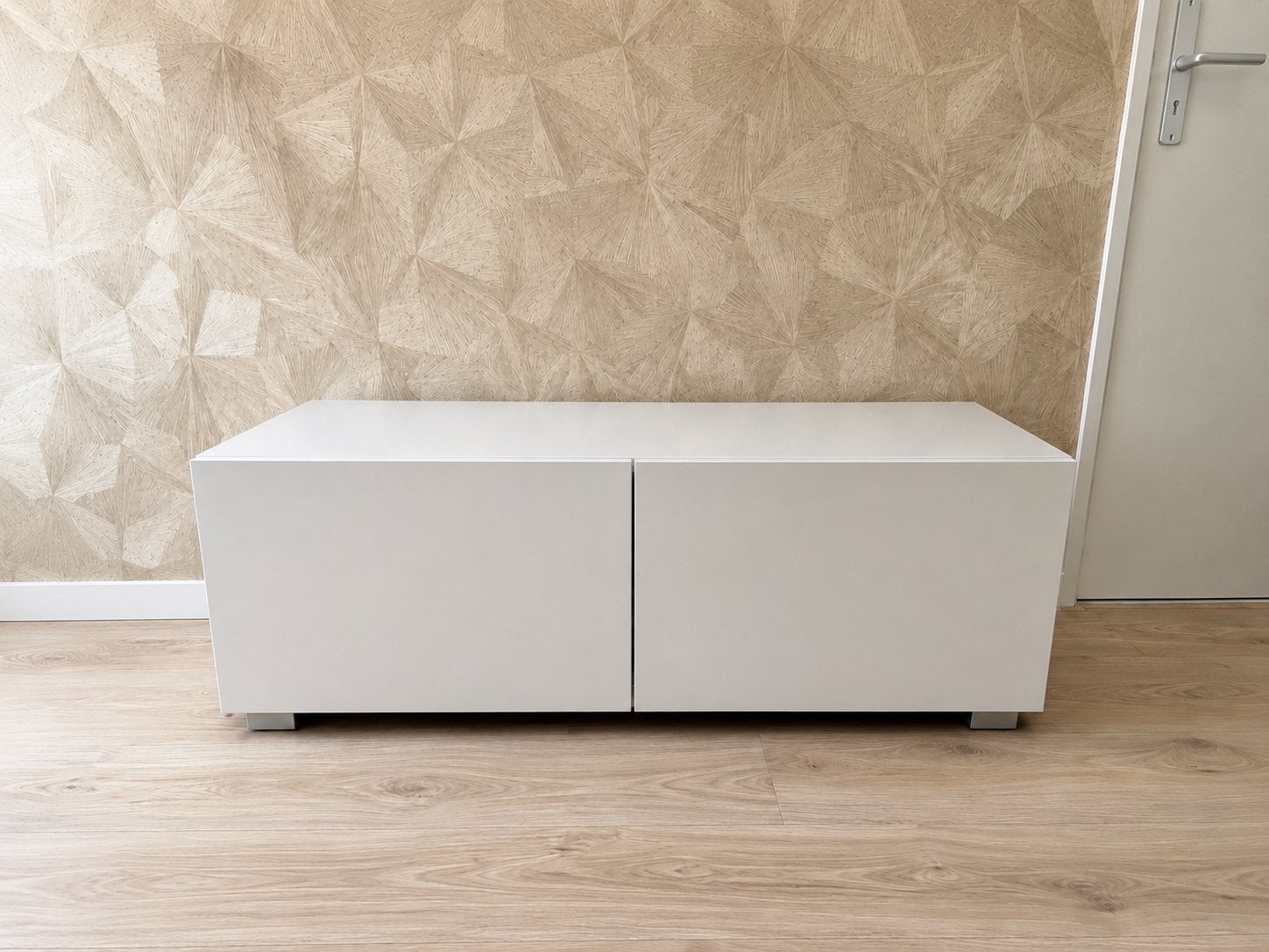 Modern taupe TV meubel / wandkast -  Nieuw, Ophalen, Nieuw, 50 tot 100 cm, Minder dan 100 cm