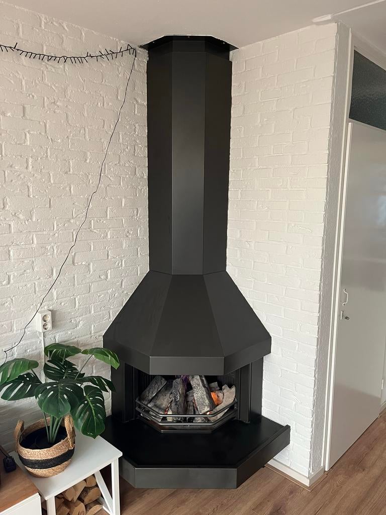 Helex Gashaard - Sfeervol en Functioneel, Ophalen, Zo goed als nieuw, Vrijstaande haard, Gashaard