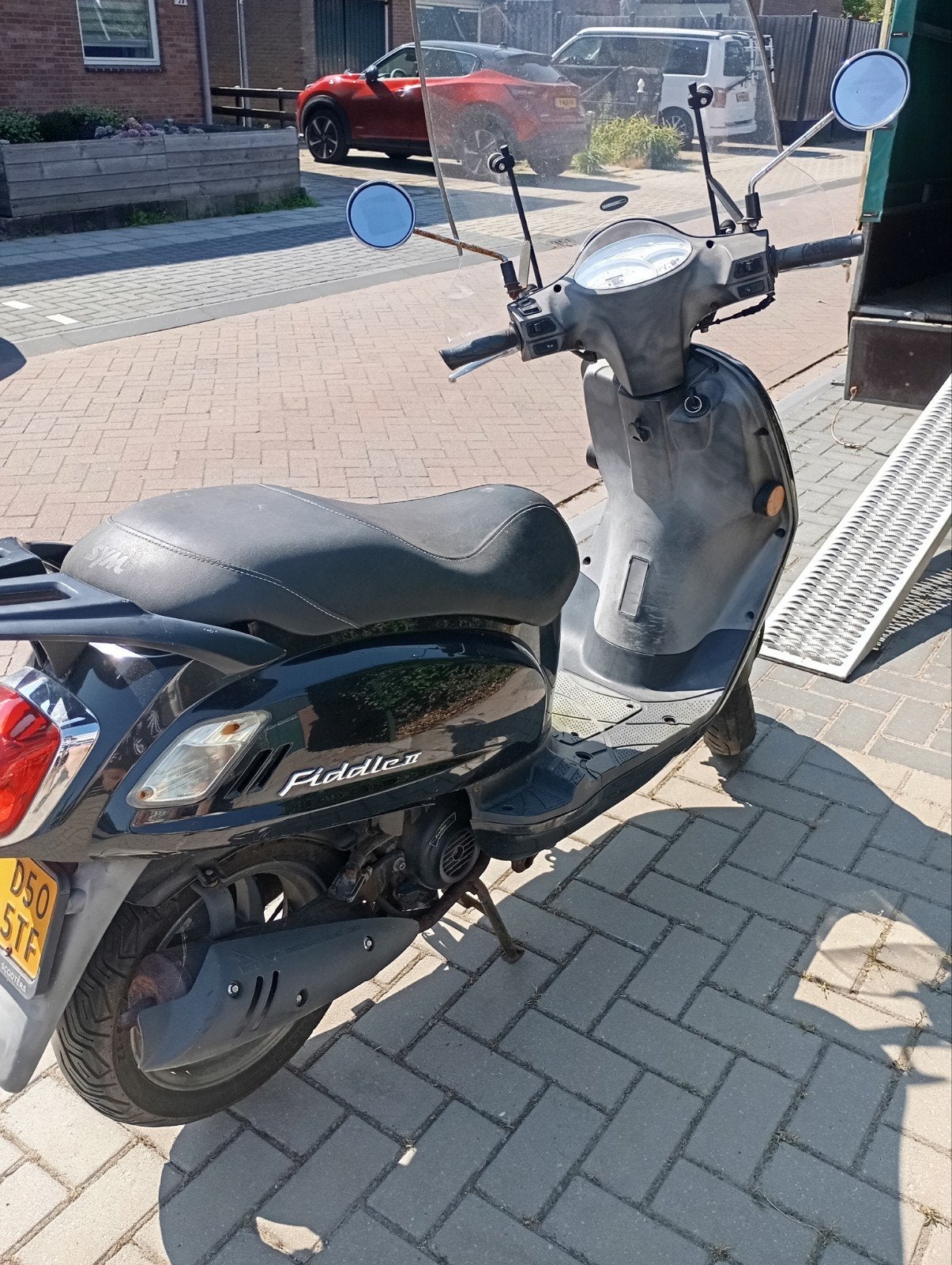 Sym fiddle 2, Ophalen, Gebruikt, Maximaal 45 km/u, Benzine