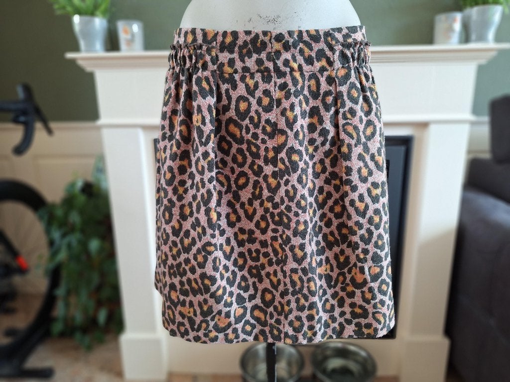 Bogner winter rok luipaard print gevoerd wol 38 M, Kleding | Dames, Maat 38/40 (M), Overige kleuren, Verzenden, Bogner