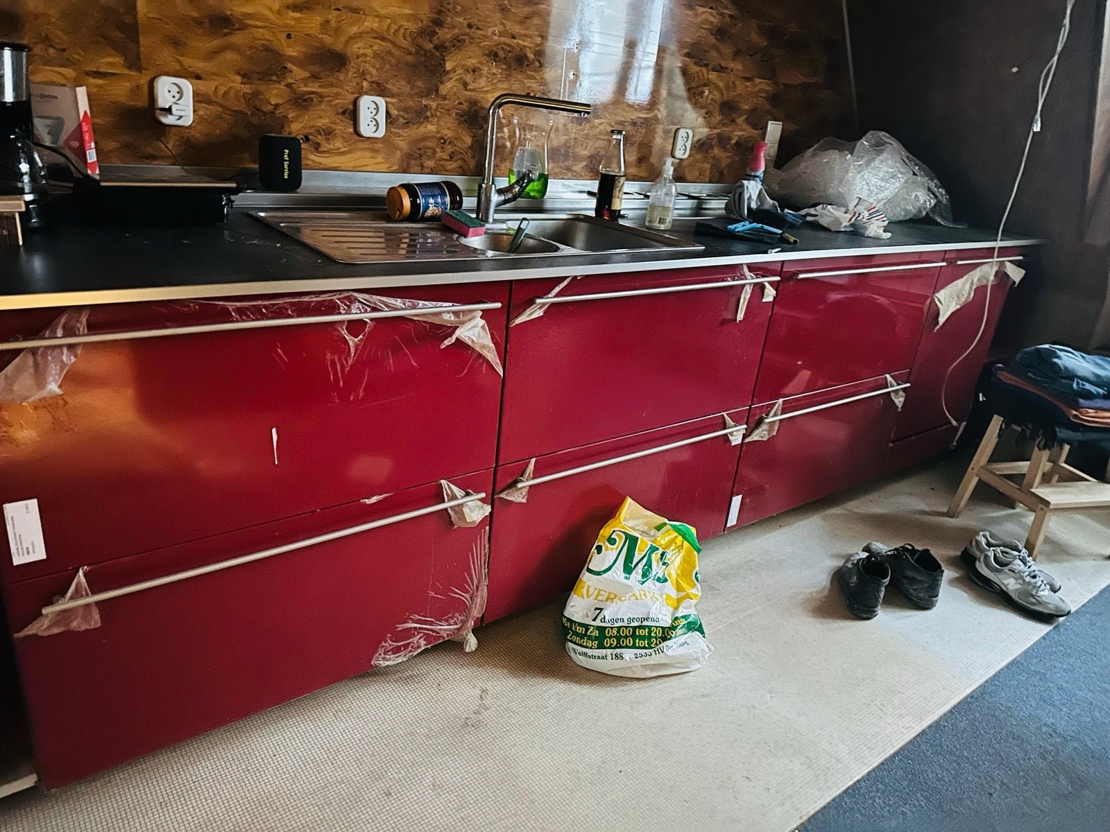 Keukenblok, gasfornuis, gaskachel en geiser te koop, 60 cm of meer, Ophalen of Verzenden, Zo goed als nieuw, Gas