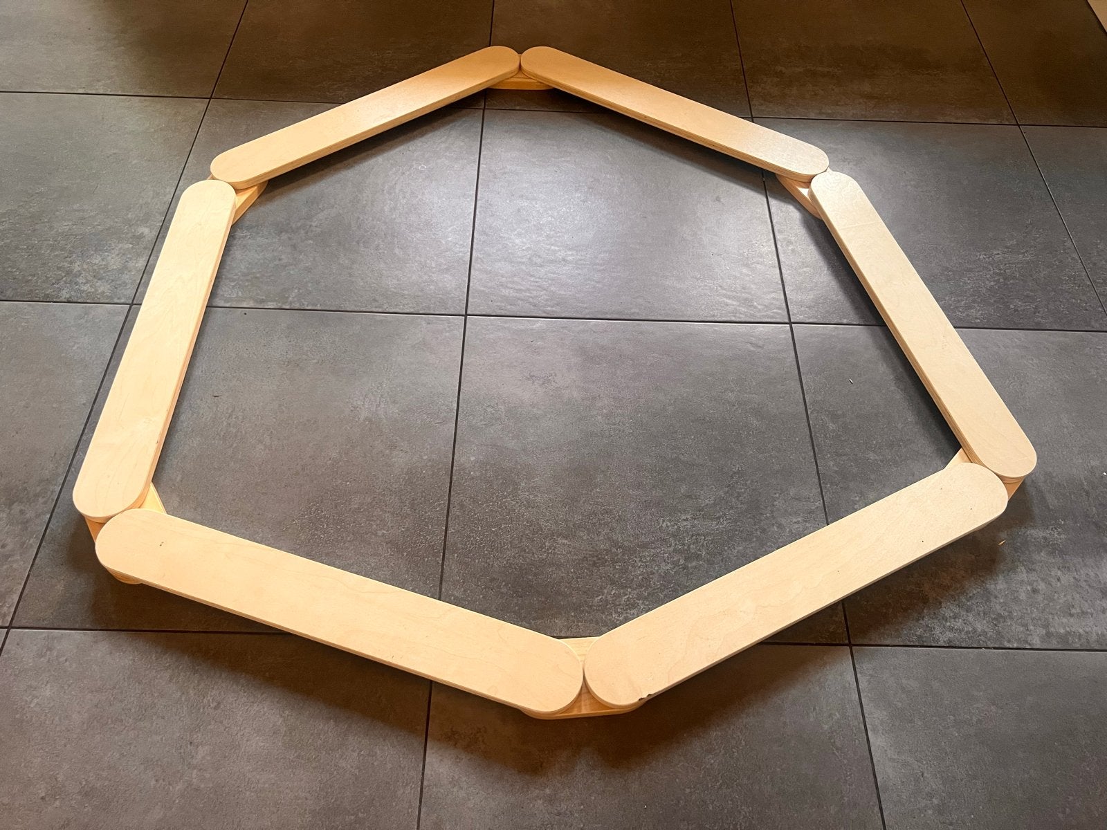 Houten Evenwichtsbalk voor Kinderen - Modulair, Ophalen, Zo goed als nieuw