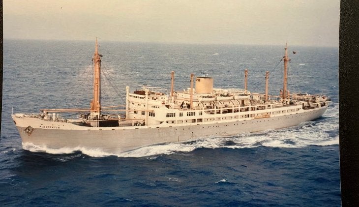 ALBERTVILLE   1948   CMB  Kongoboot  België, Verzamelen, Ophalen of Verzenden, Zo goed als nieuw, Kaart, Foto of Prent