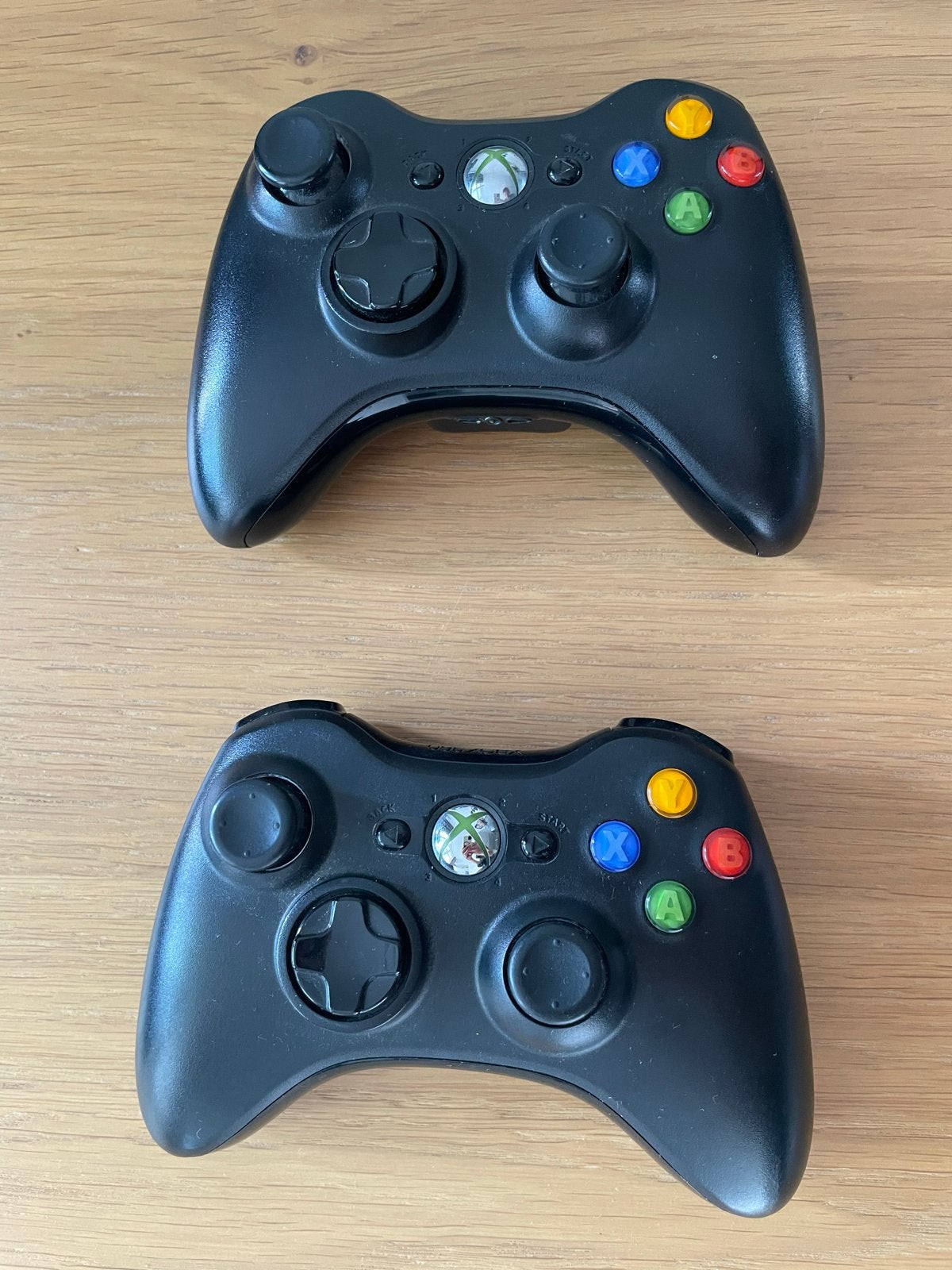 2x Xbox 360 Controller - Draadloos Zwart, Ophalen, Gebruikt, Controller, Xbox 360