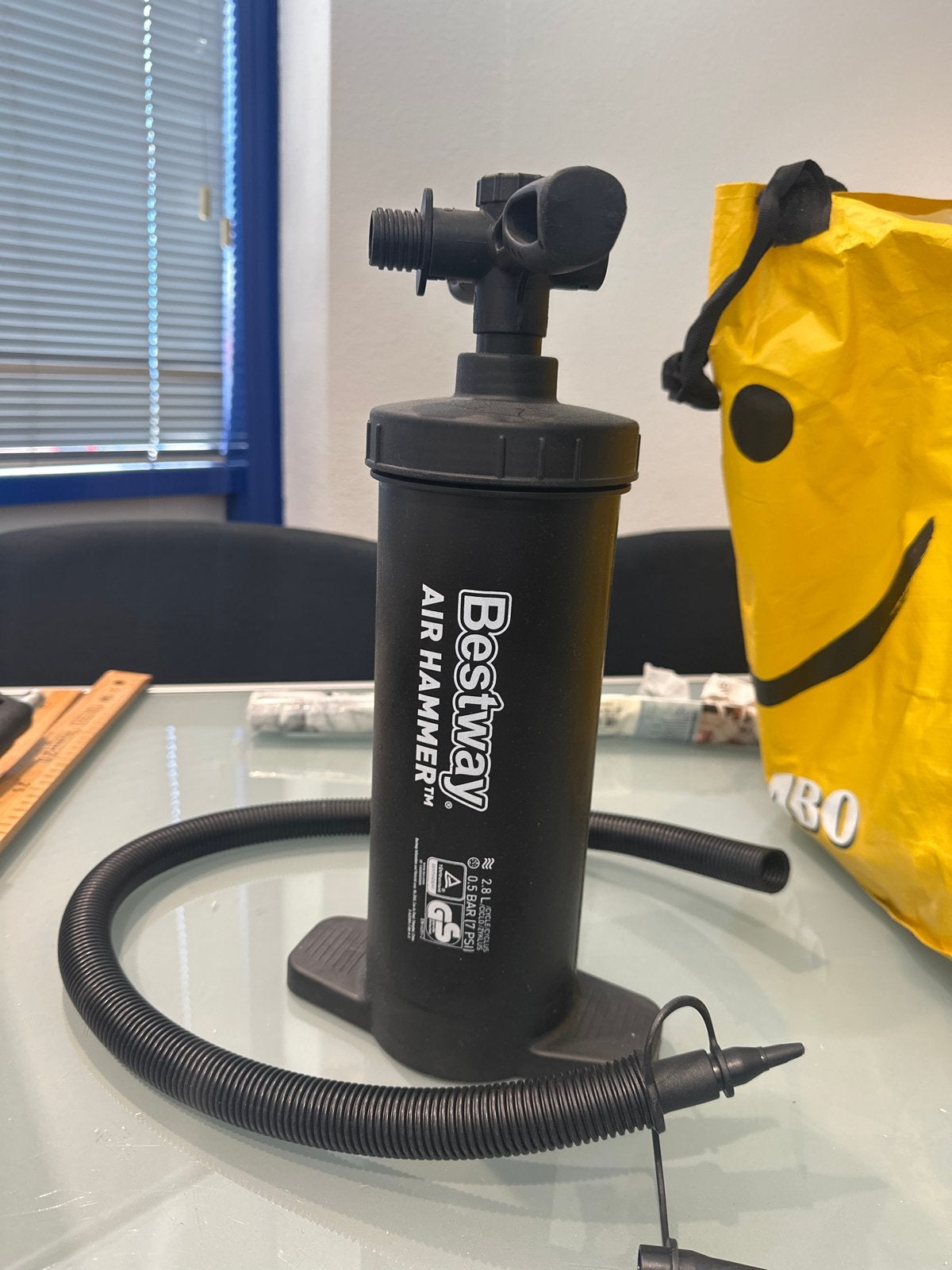 Bestway Air Hammer Opblaaspomp - Handmatig, Ophalen of Verzenden, Zo goed als nieuw